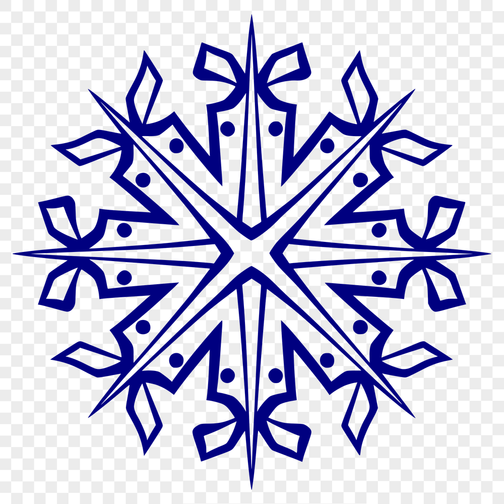 Creative Snowflake - Glowforge SVG