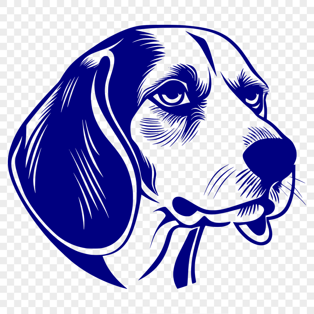 Free Artistic Beagle Vector Illustration