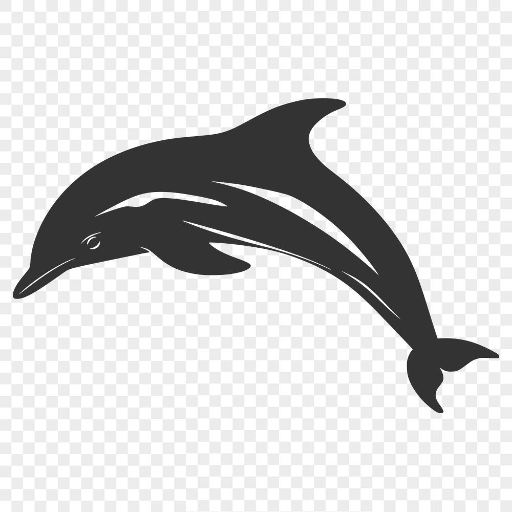 Free Stunning Dolphin Vector Craft File