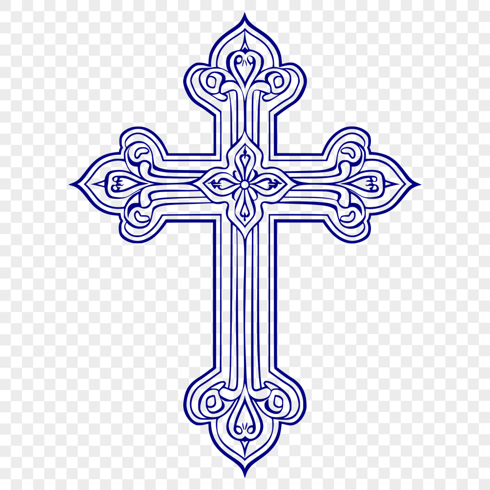 Unique Crucifix SVG, PNG, PDF And DXF Files