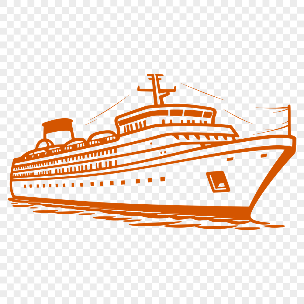 Free Unique Cruise Ship Artwork