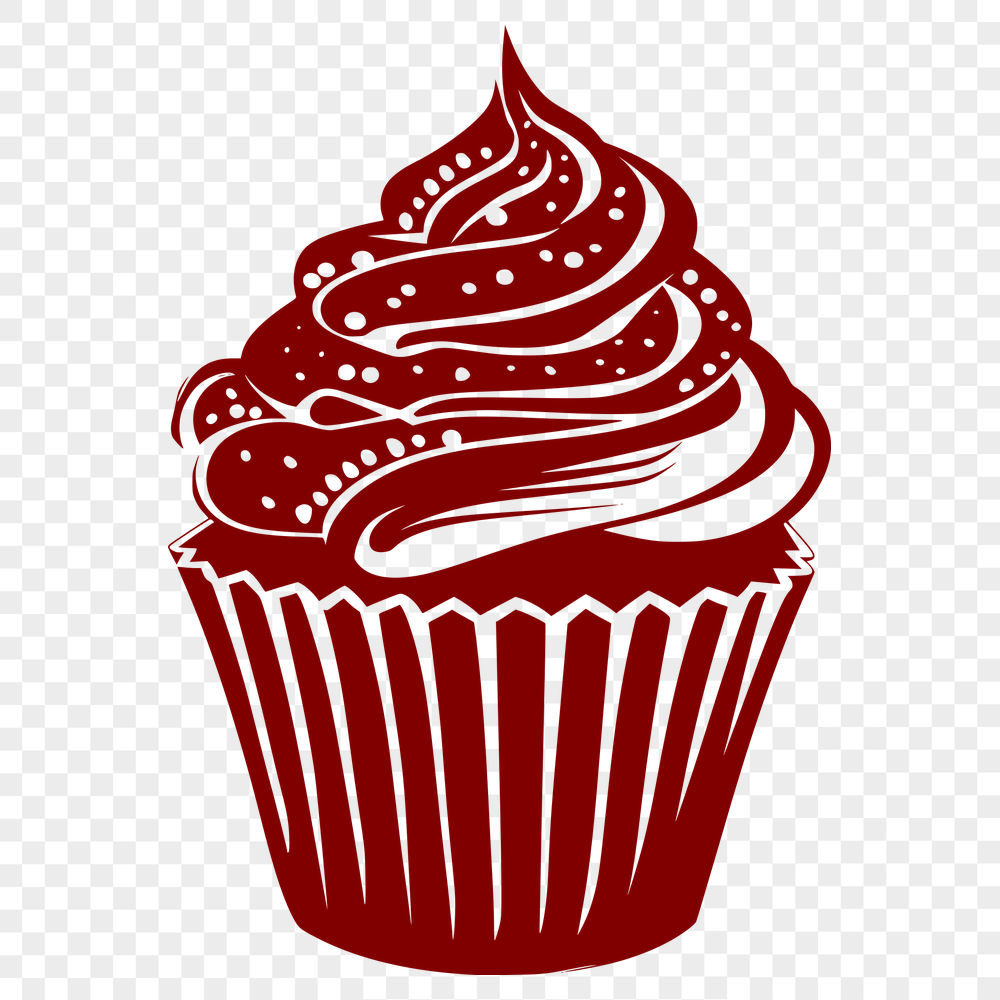 Unique Cupcake Digital Artwork