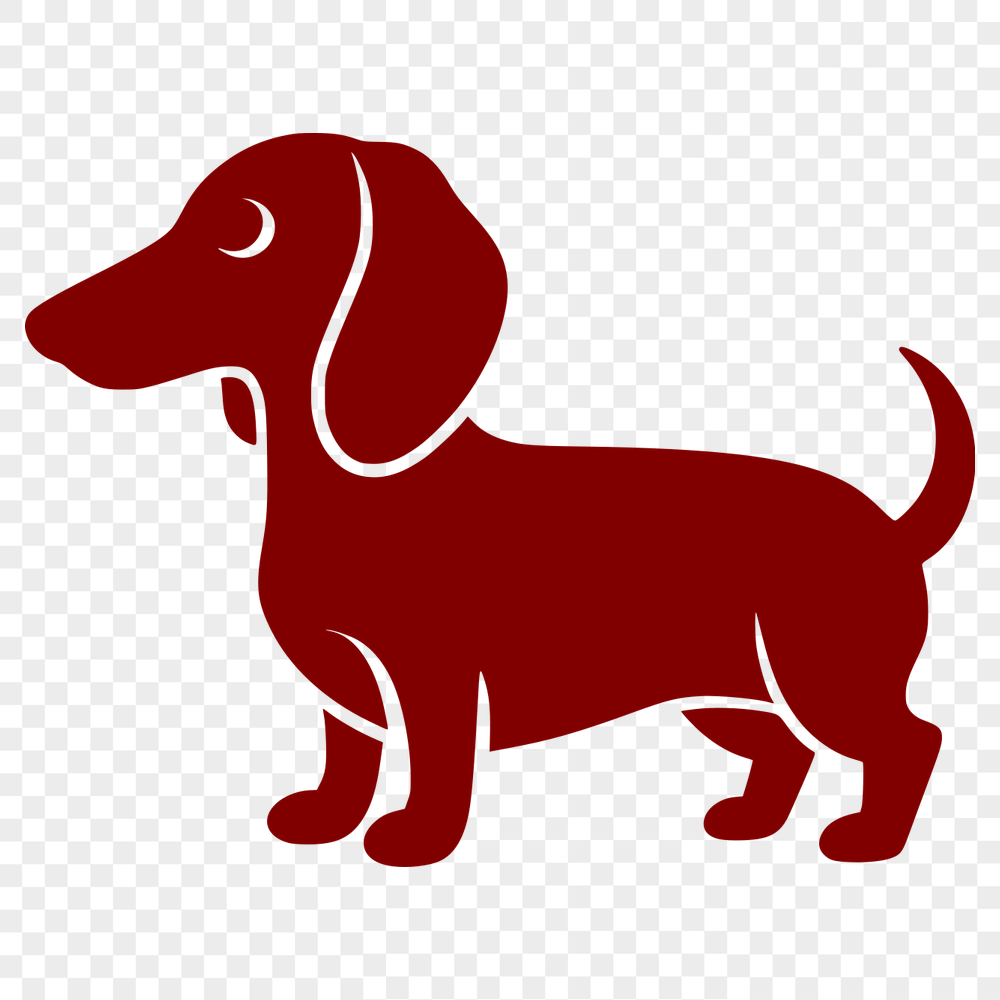 Beautiful Standing Dog Vector Art