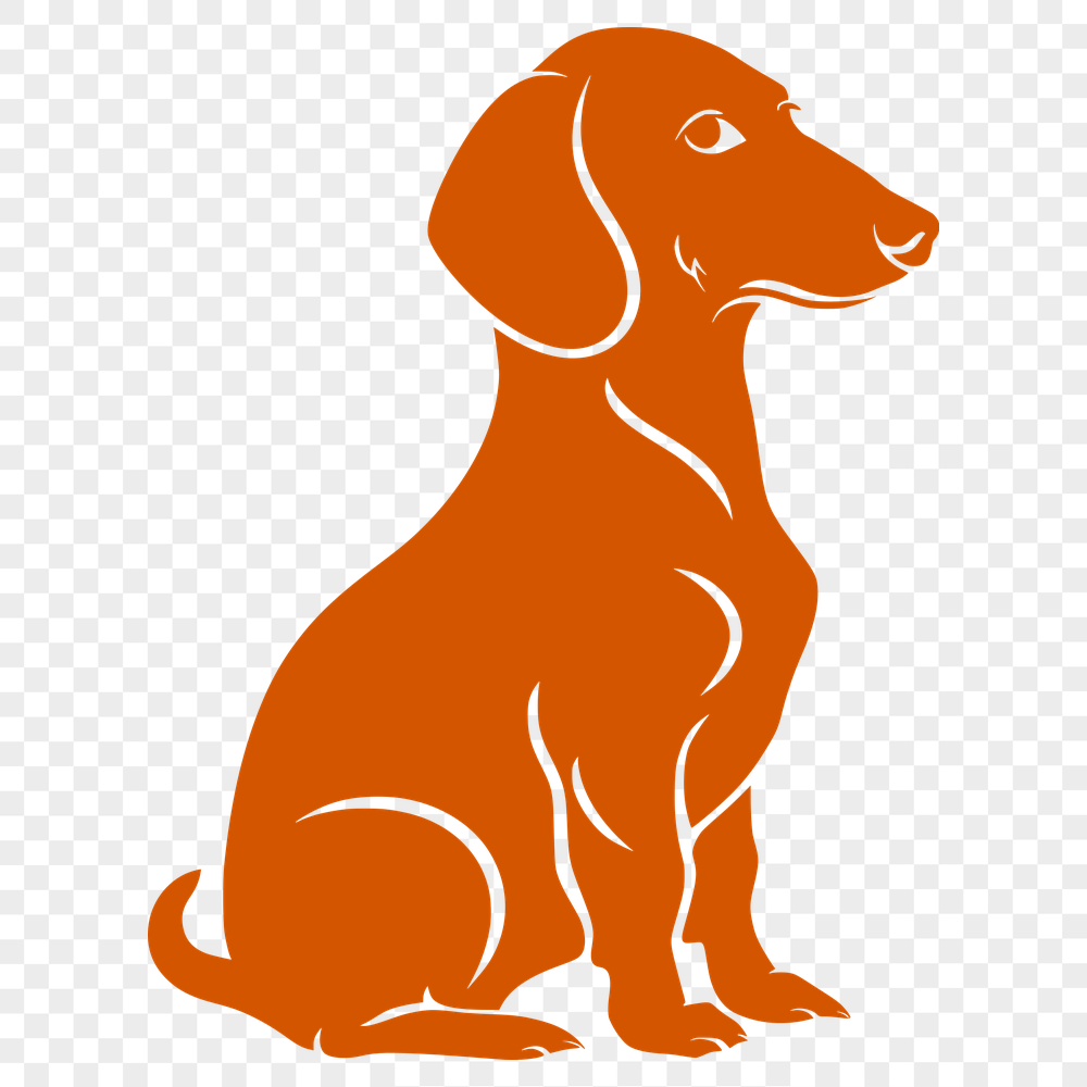 Free Artistic Dachshund Template