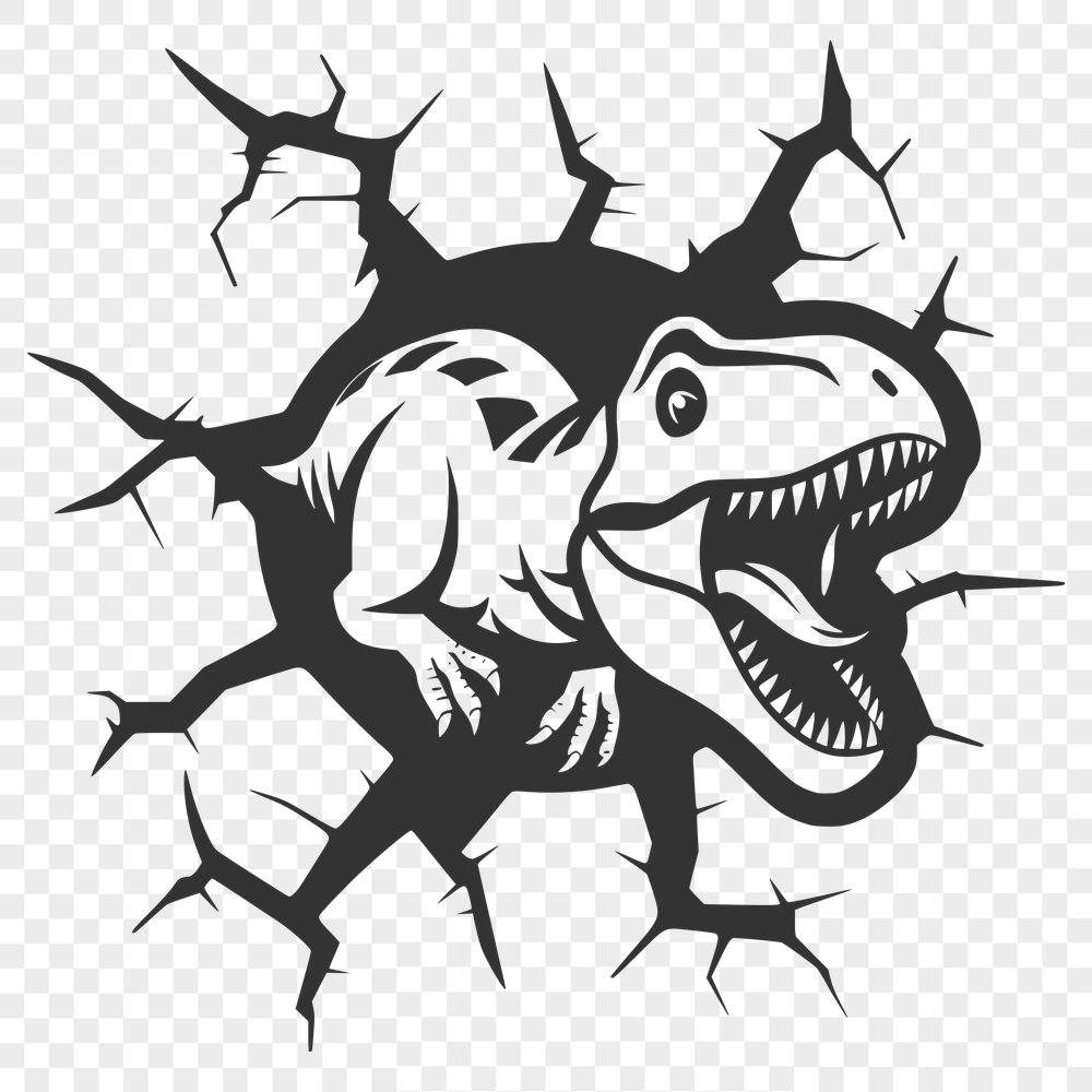 Dinosaur In SVG Format