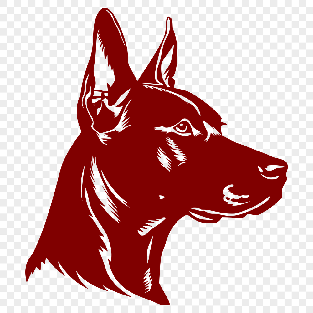 Unique Doberman Pinscher SVG