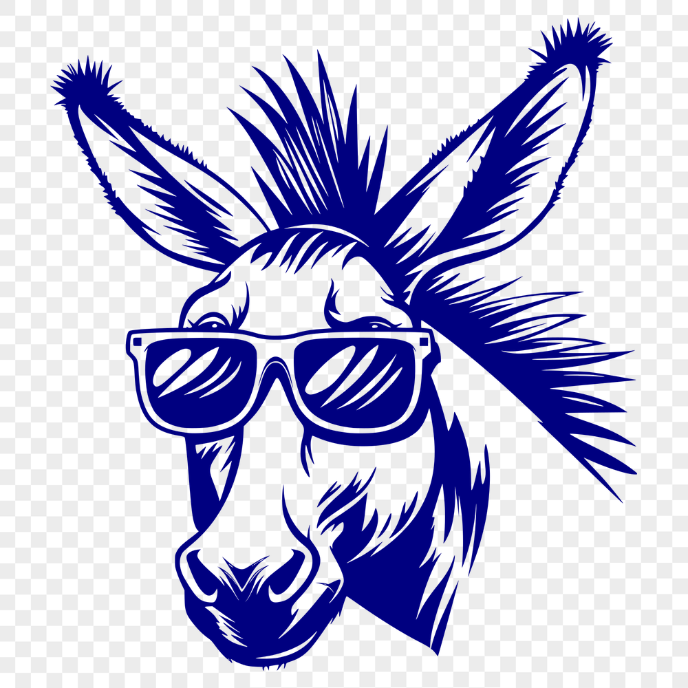 Free Stunning Donkey Digital Art