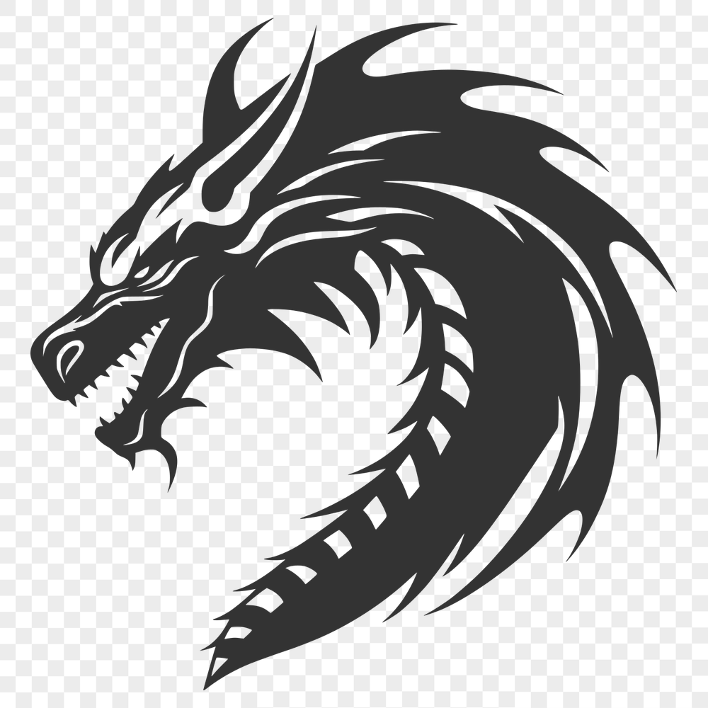 Beautiful Dragon Vector Craft File