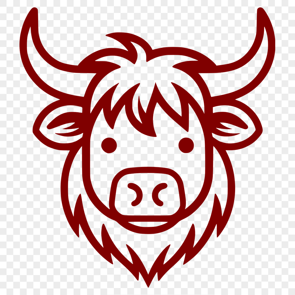 Unique Cow Vector Illustration