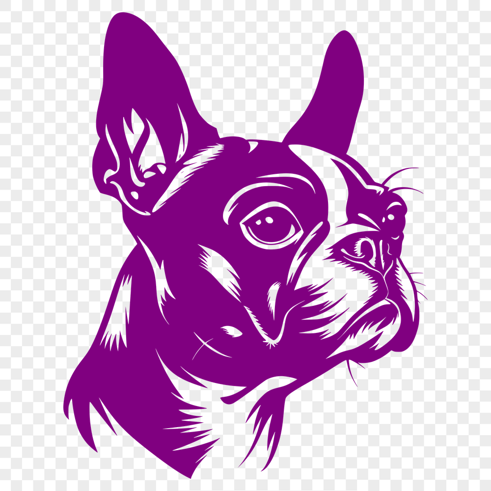 Unique Dog In DXF