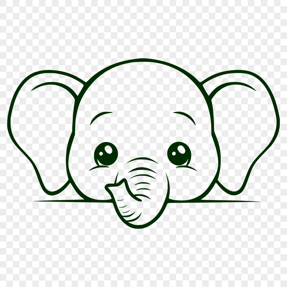 Beautiful Elephant Digital Art