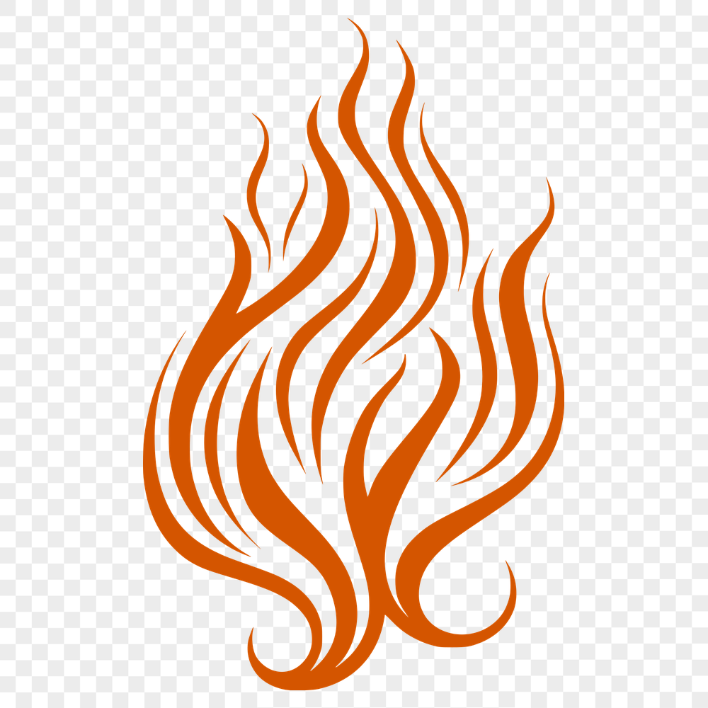 Free Unique Flames Vector Image