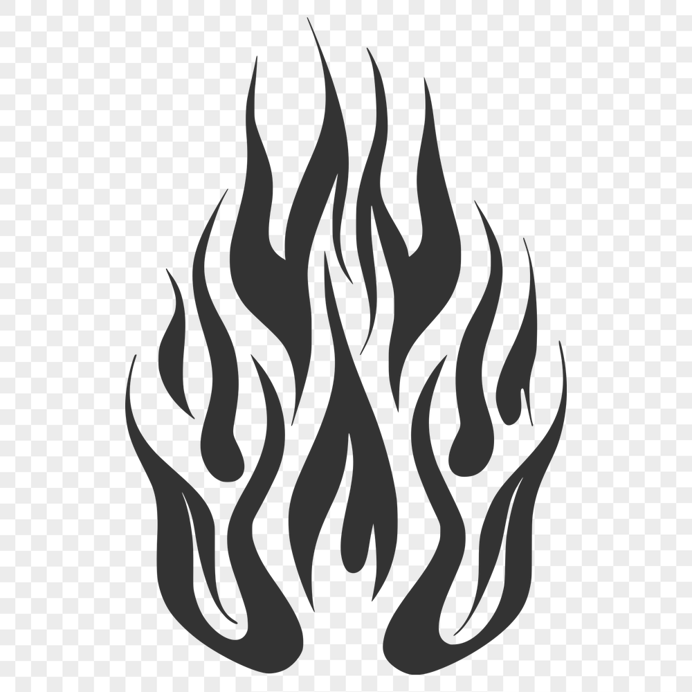 Creative Flames SVG, PNG, PDF And DXF Files