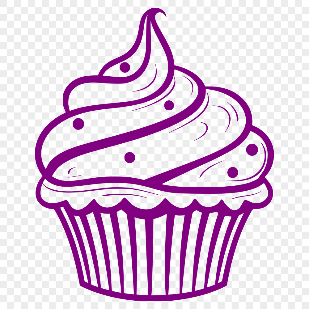 Free Stunning Cupcake Clipart