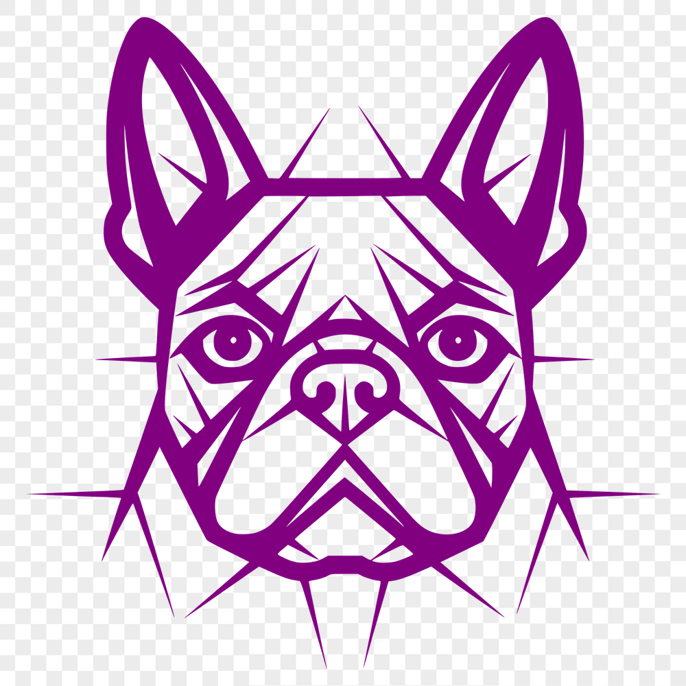 Stunning French Bulldog SVG