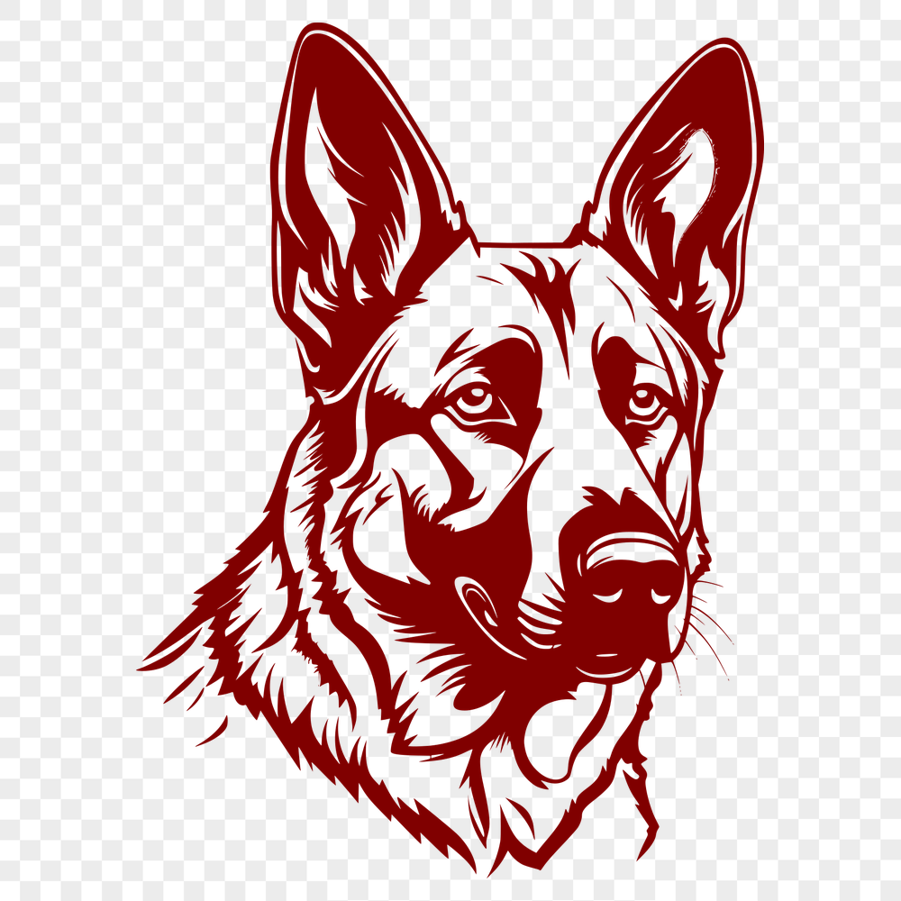 Creative German Shepherd PNG