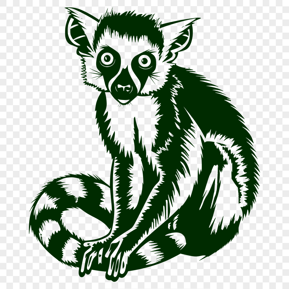 Free Unique Lemur Drawing