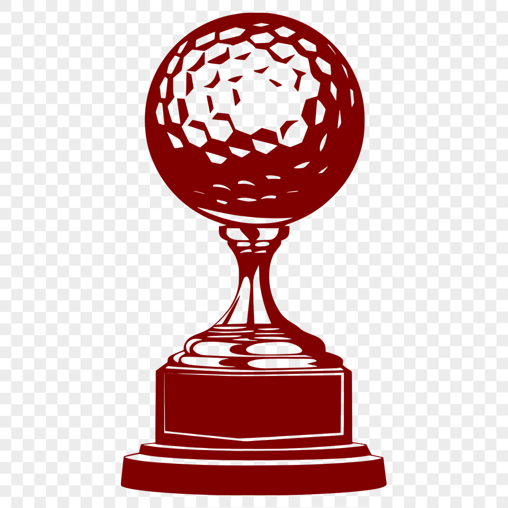 Unique Golf Trophy SVG, PNG, PDF And DXF Files