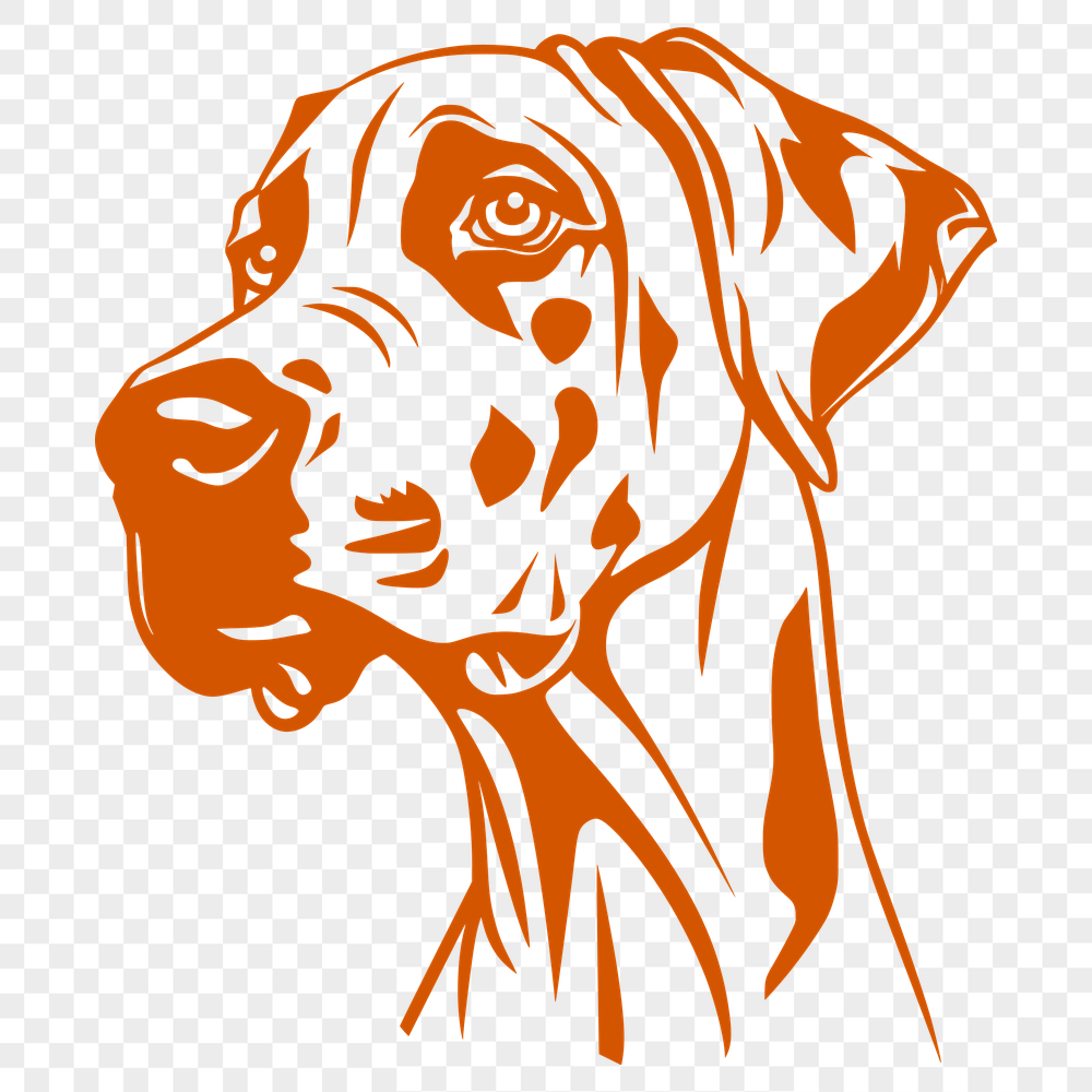 Free Unique Great Dane Decal