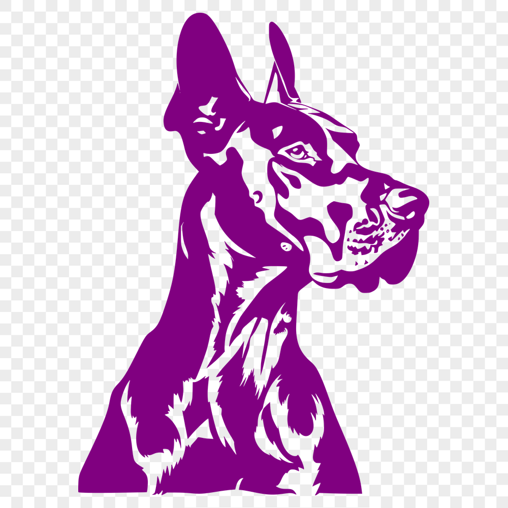 Artistic Great Dane Clipart