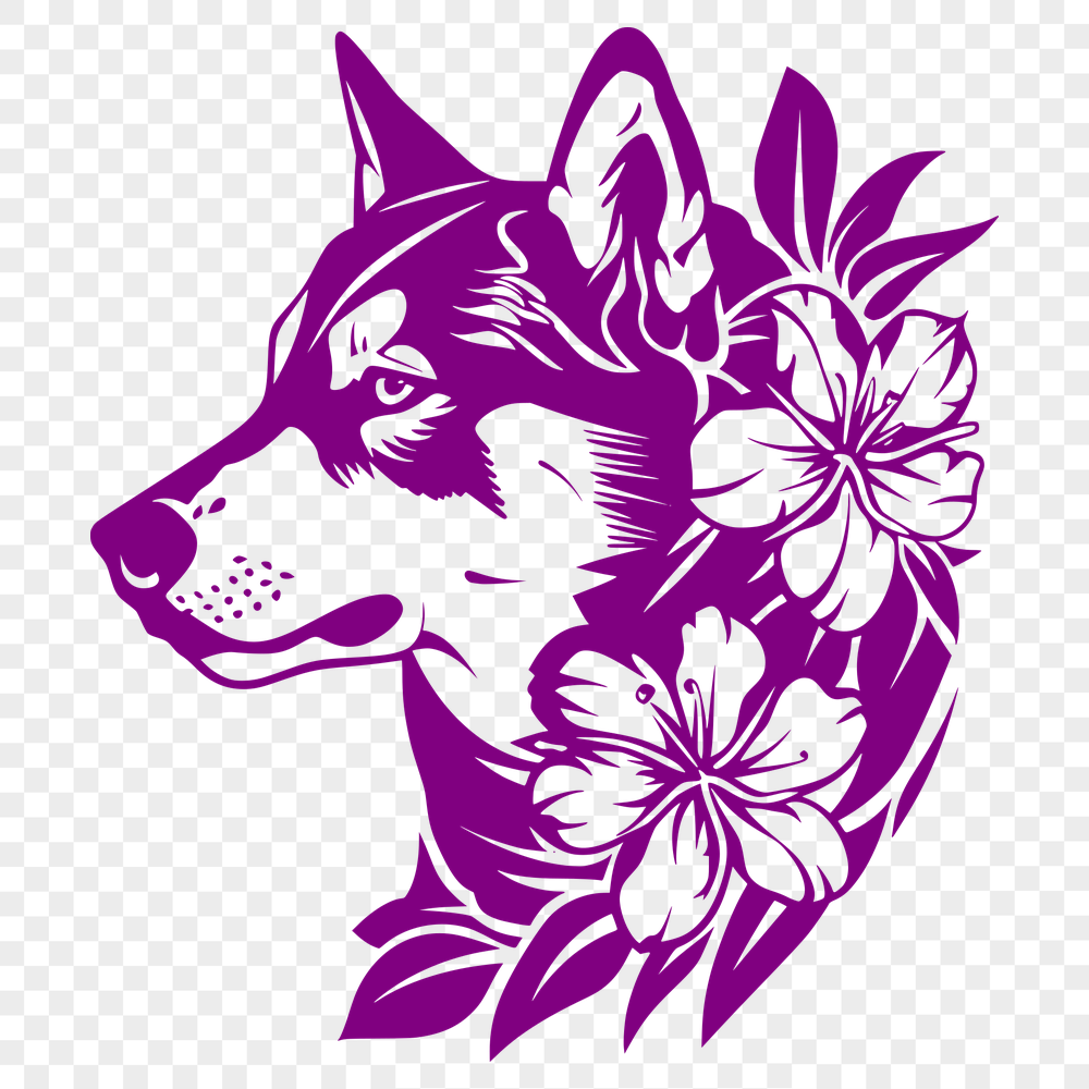 Beautiful Husky PNG