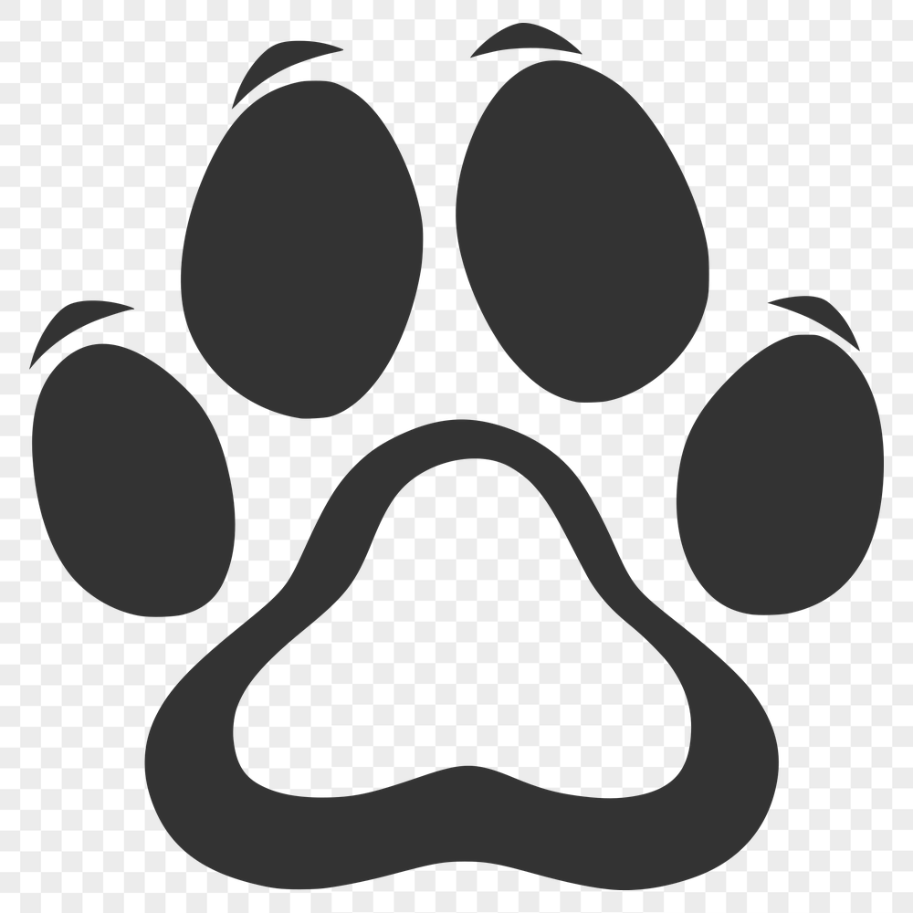 Beautiful Animal Paw Illustration In SVG For Free Download