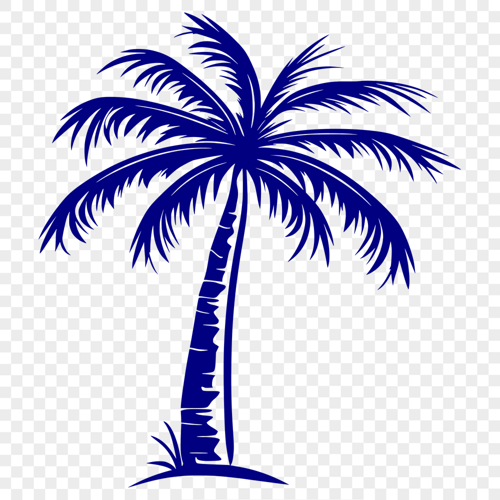 Beautiful Palm Tree Clip Art - Free PDF Download