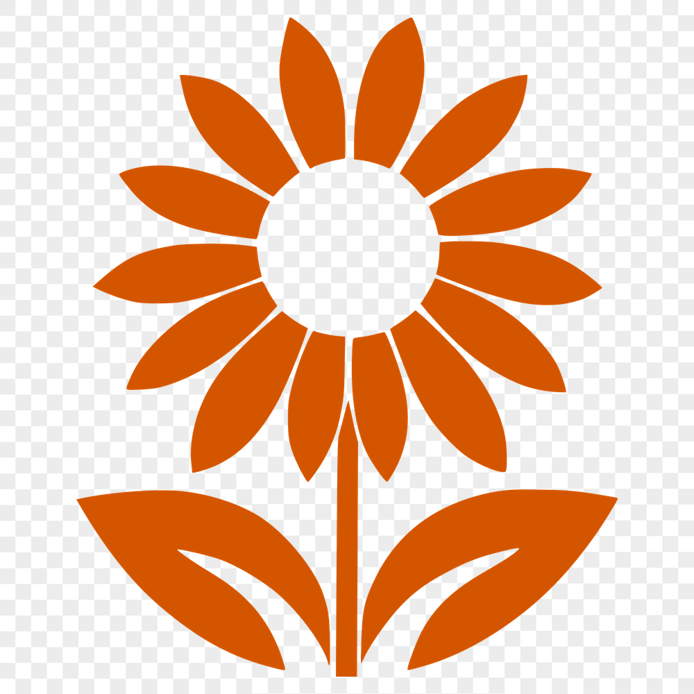 Floral Flower - Laser Engraver PNG