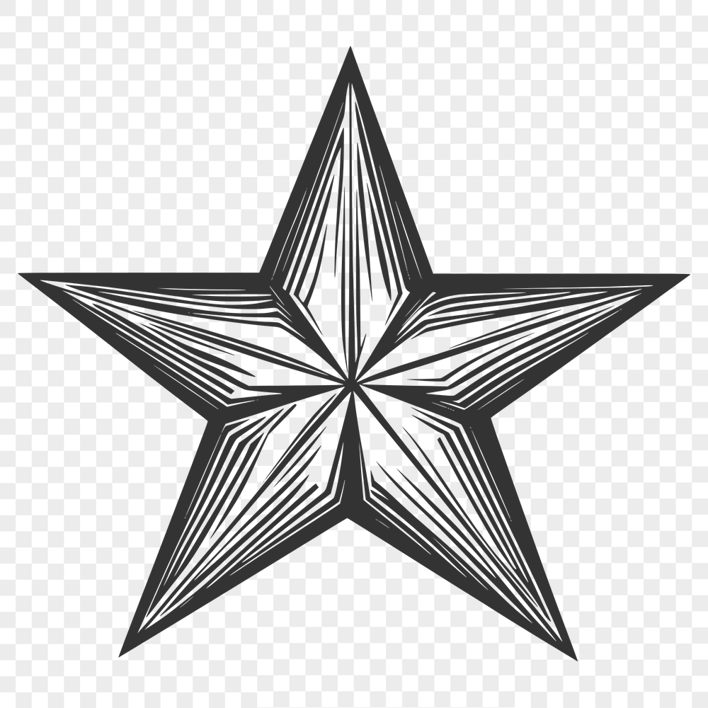 Star In SVG Format - Free Commercial Use License