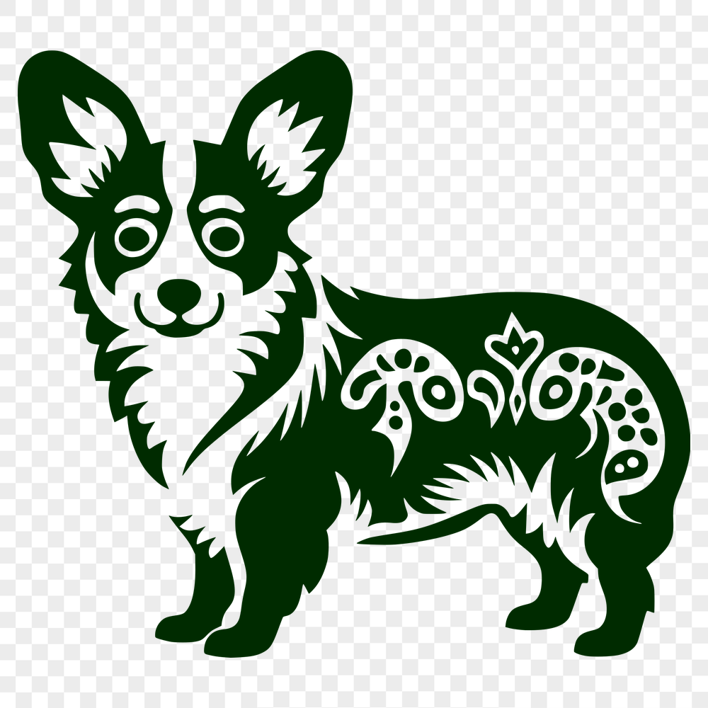 Creative Welsh Corgi SVG