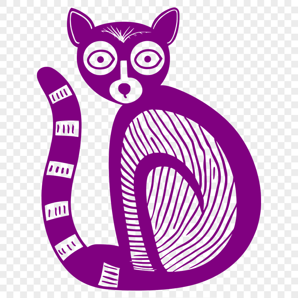 Creative Lemur Clipart