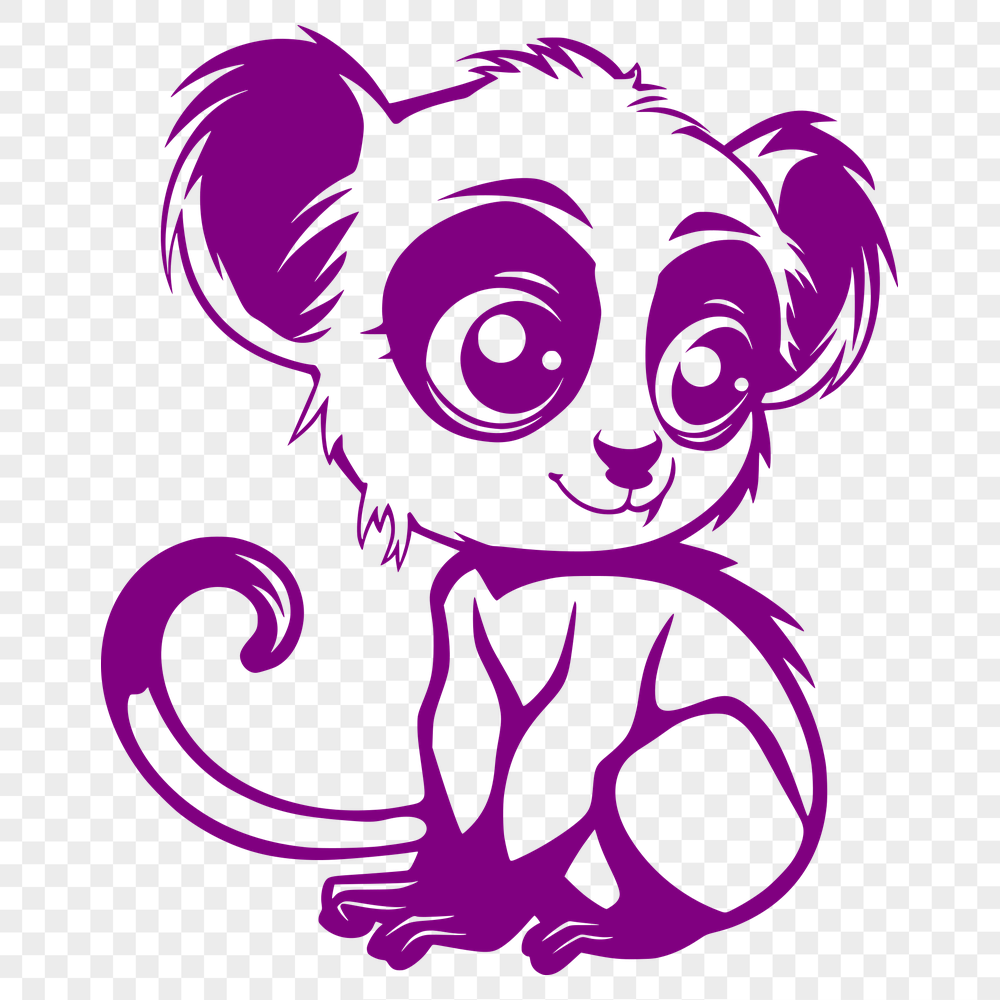 Free Artistic Lemur Printable Artwork