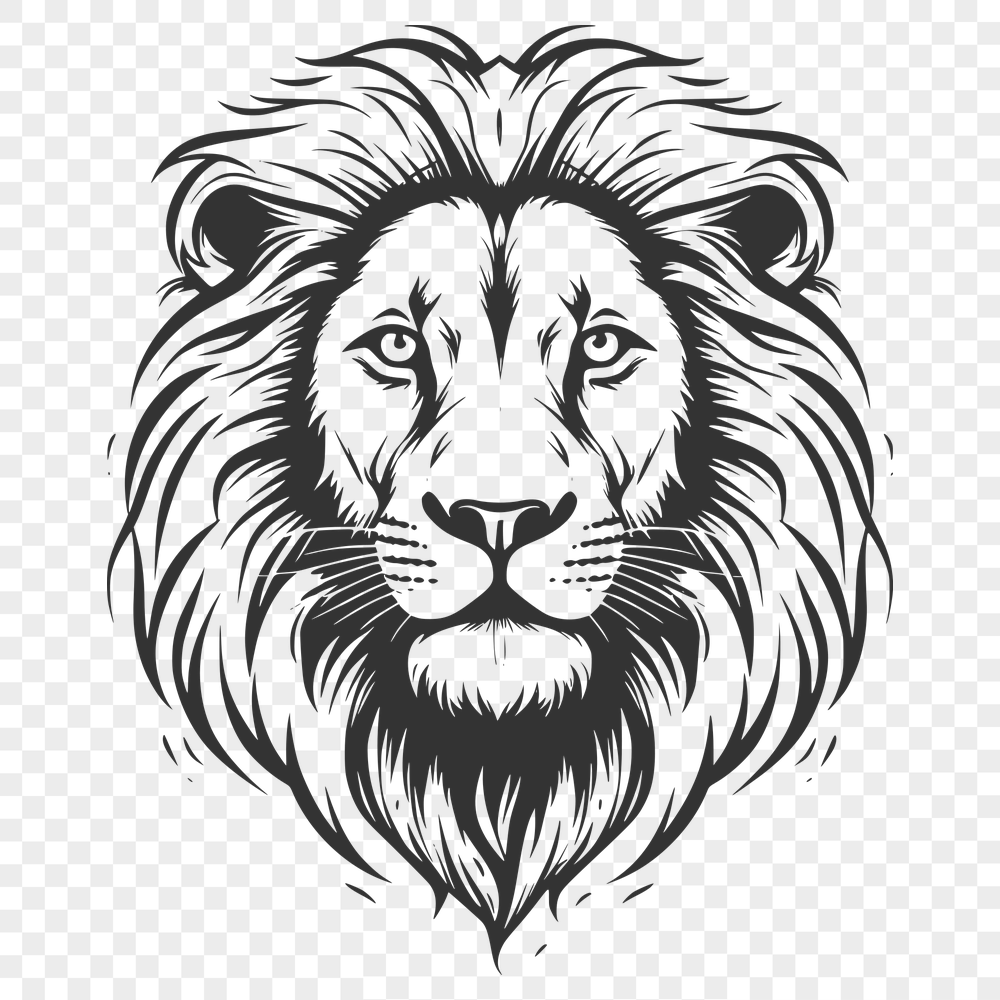 Free Free Lion Vector Image