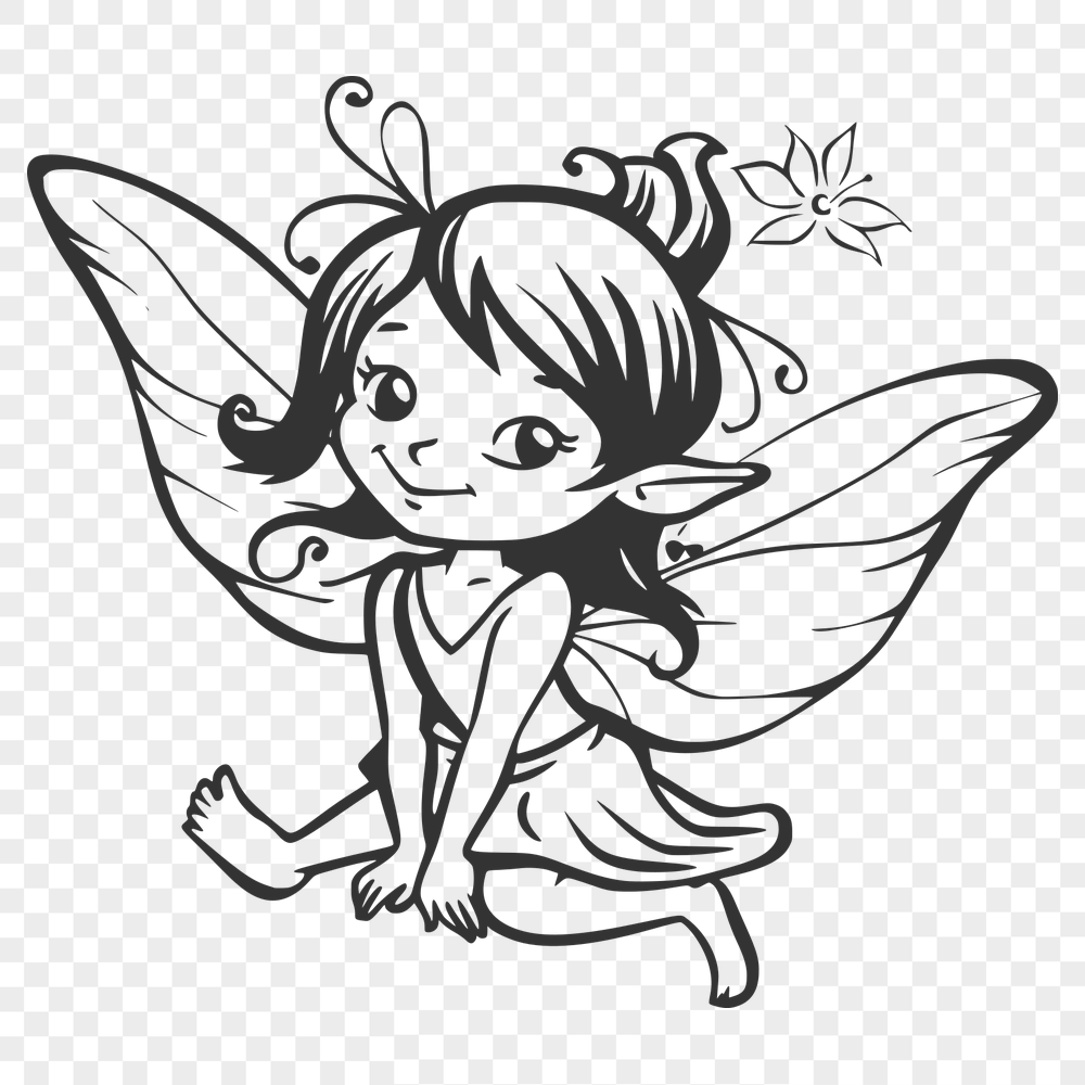 Creative Fairy Vector Craft File