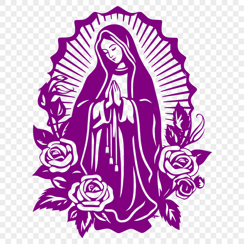 Creative Our Lady Of Guadalupe  Drawing