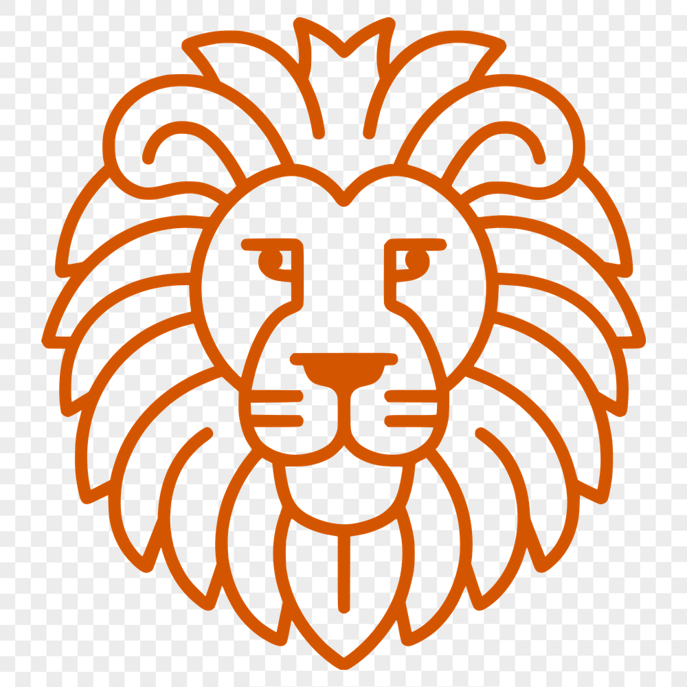 Unique Lion SVG