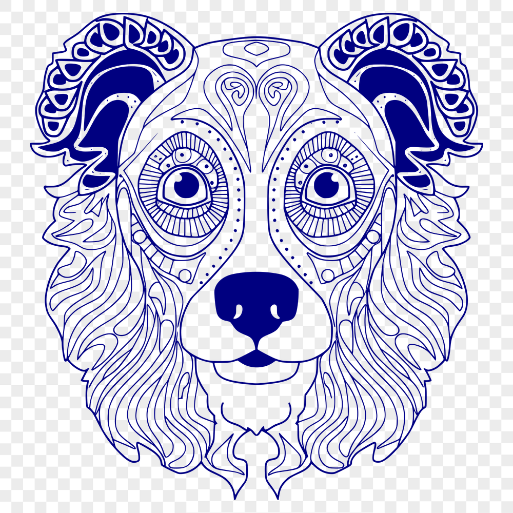 Free Unique Dog Vector Craft File