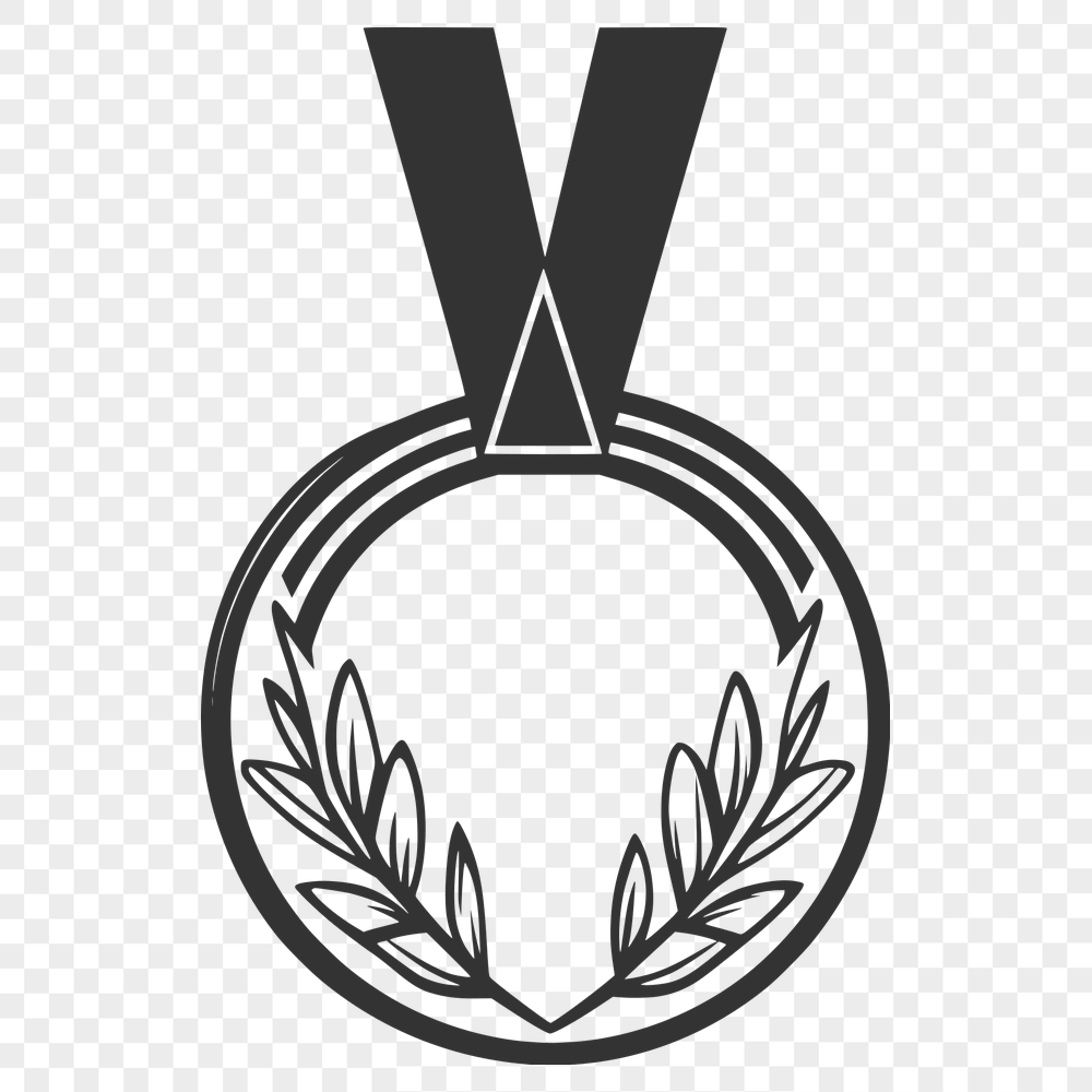 Medal In DXFs - Free Commercial Use License