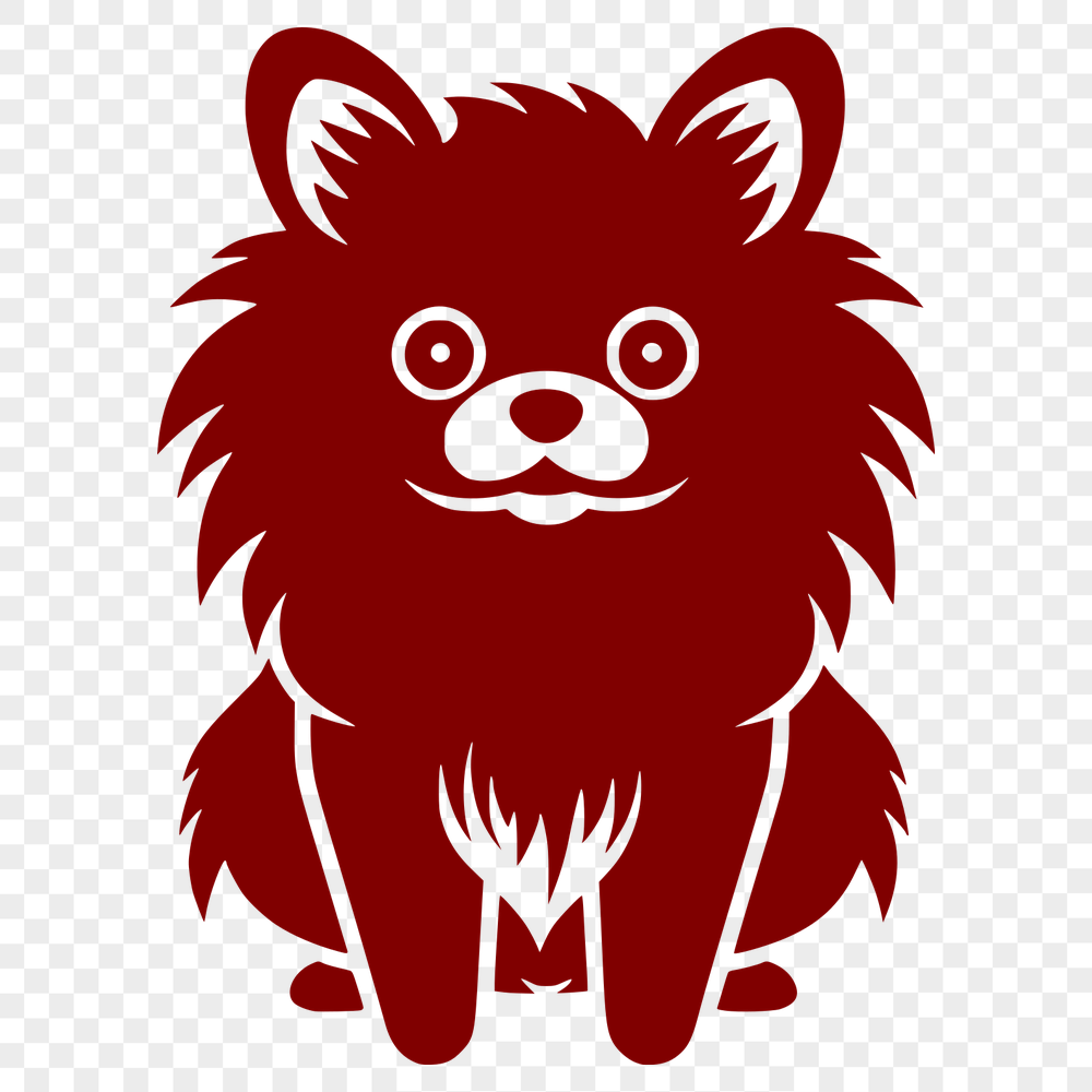 Free Unique Pomeranian Clip Art