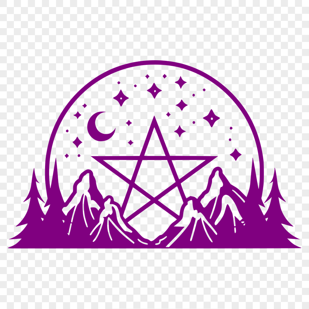 Free Unique Pentagram Vector Craft File