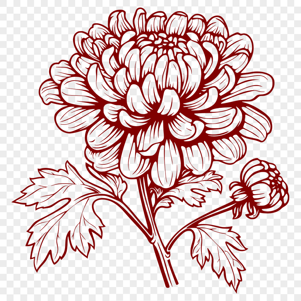 Unique Flower Vector Illustration