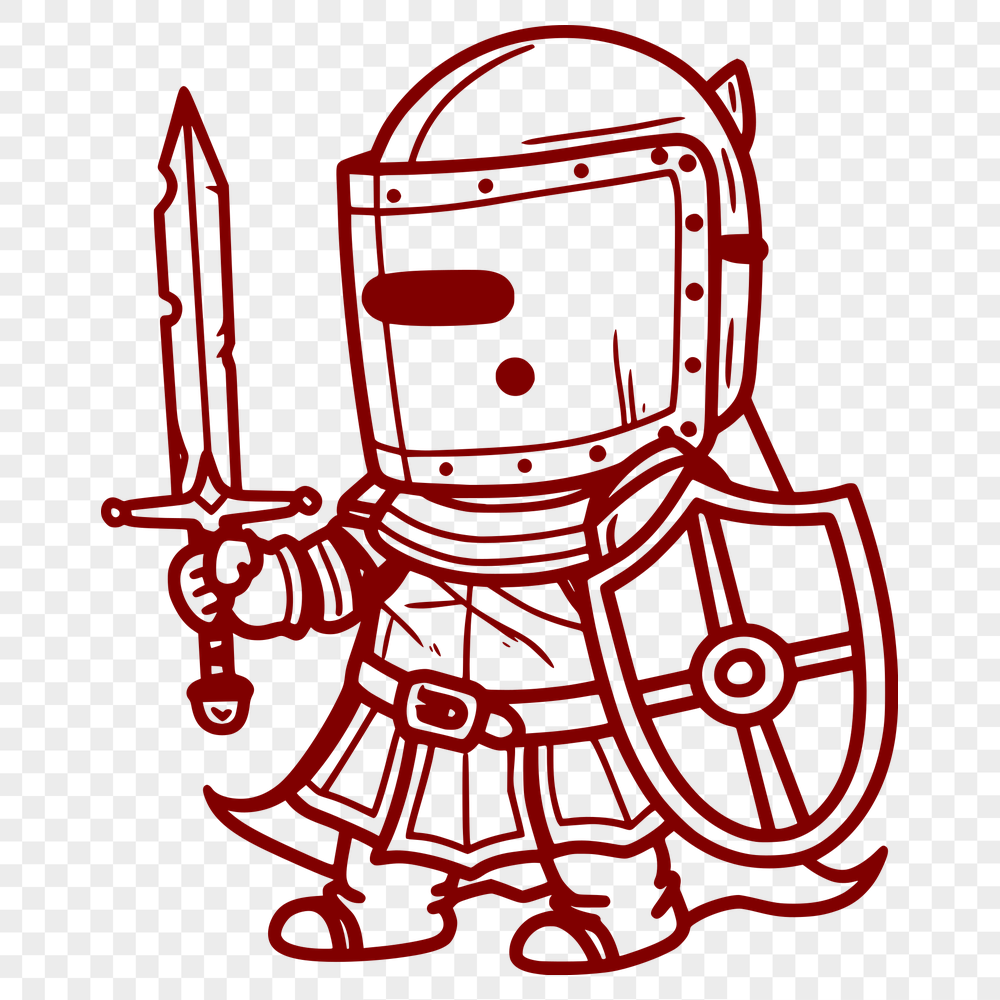 Free Stunning Knight Template