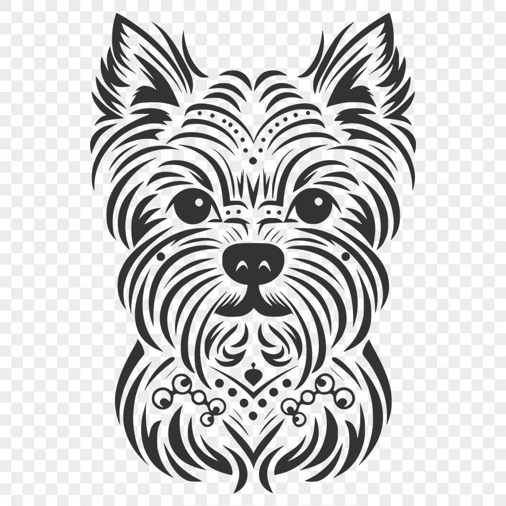 Free Beautiful Yorkshire Terrier Digital Art