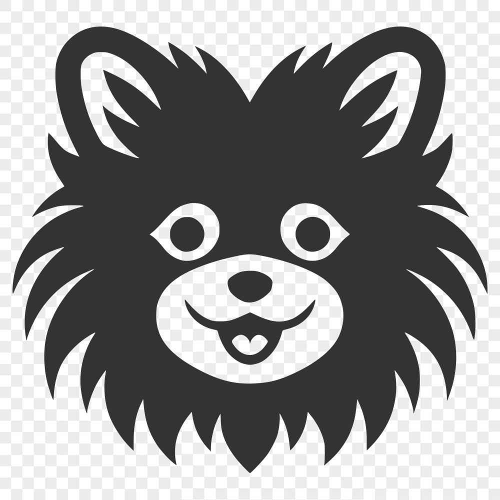 Unique Pomeranian SVG