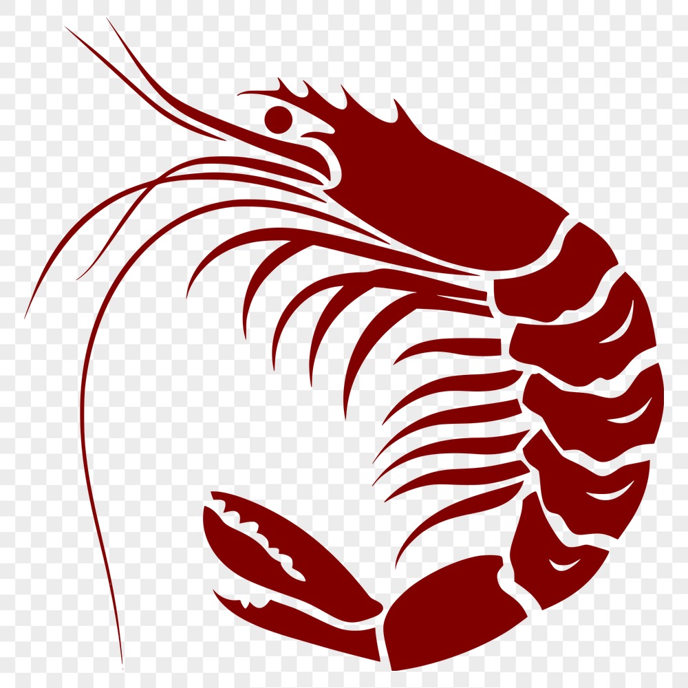 Free Free Shrimp Stencil