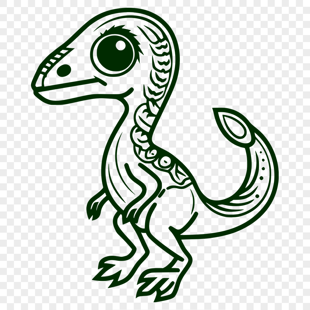 Stunning Baby Dinosaur - Craft PNG