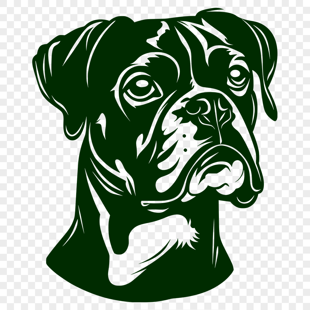 Free Unique Boxer Vector Image