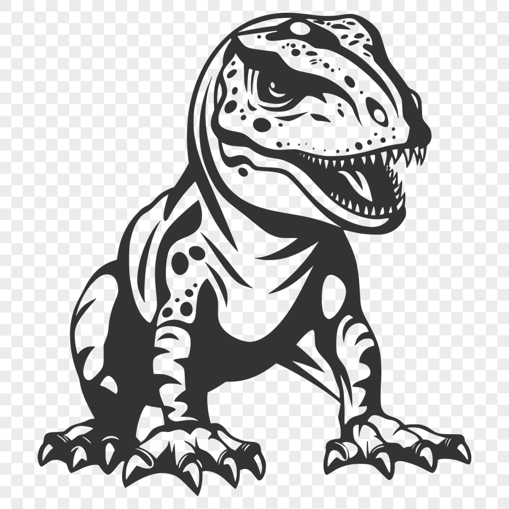 Dinosaur In DXF Format