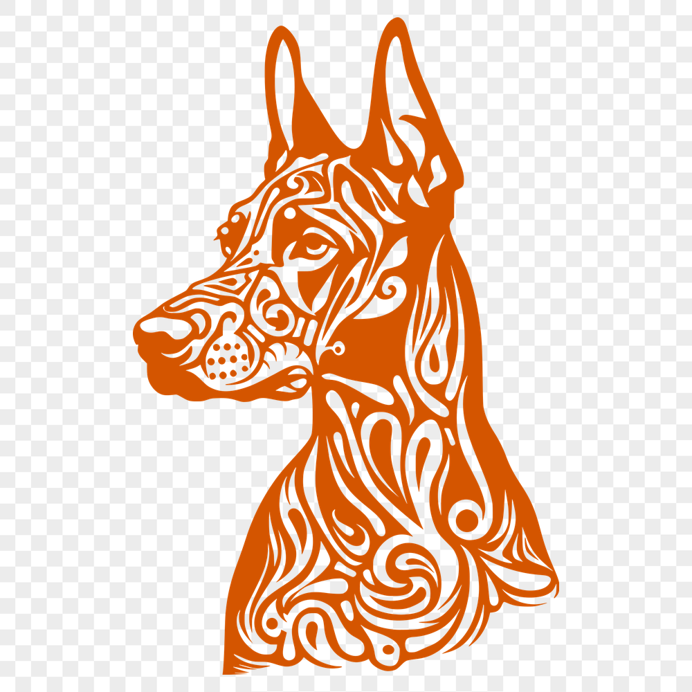 Free Unique Doberman Pinscher Decal