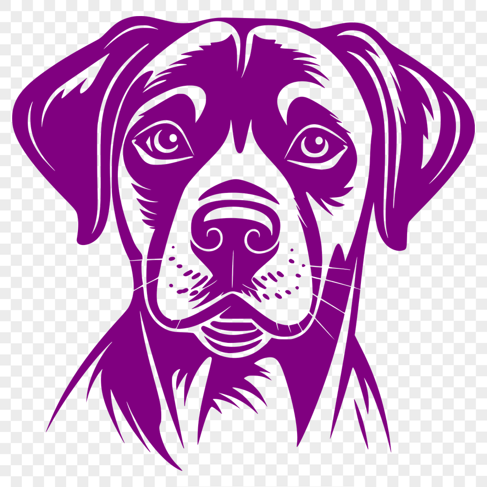 Unique Labrador Retriever Vector Drawing